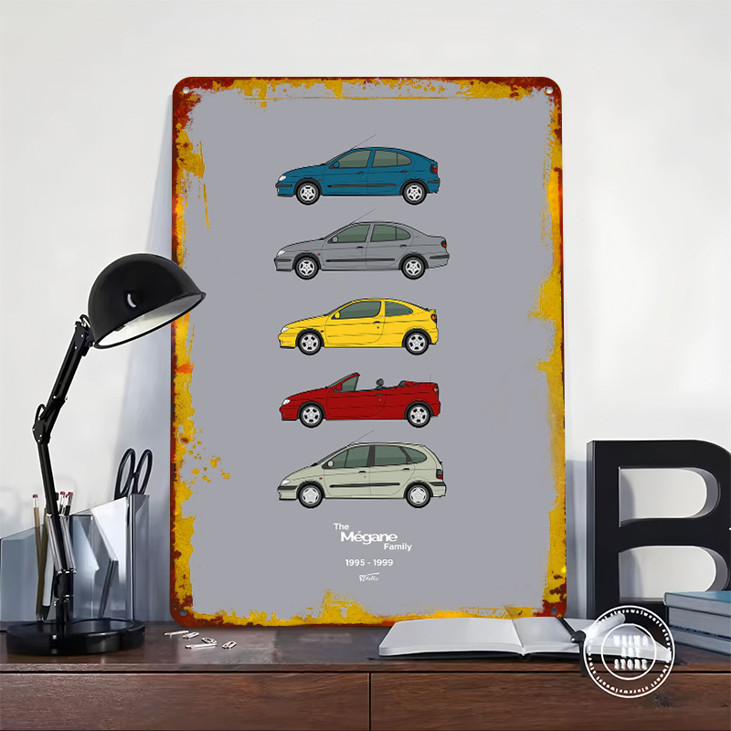 Sports Car Megane Collection 1 - Vintage Collectible Tins incelemesi ve fiyatı