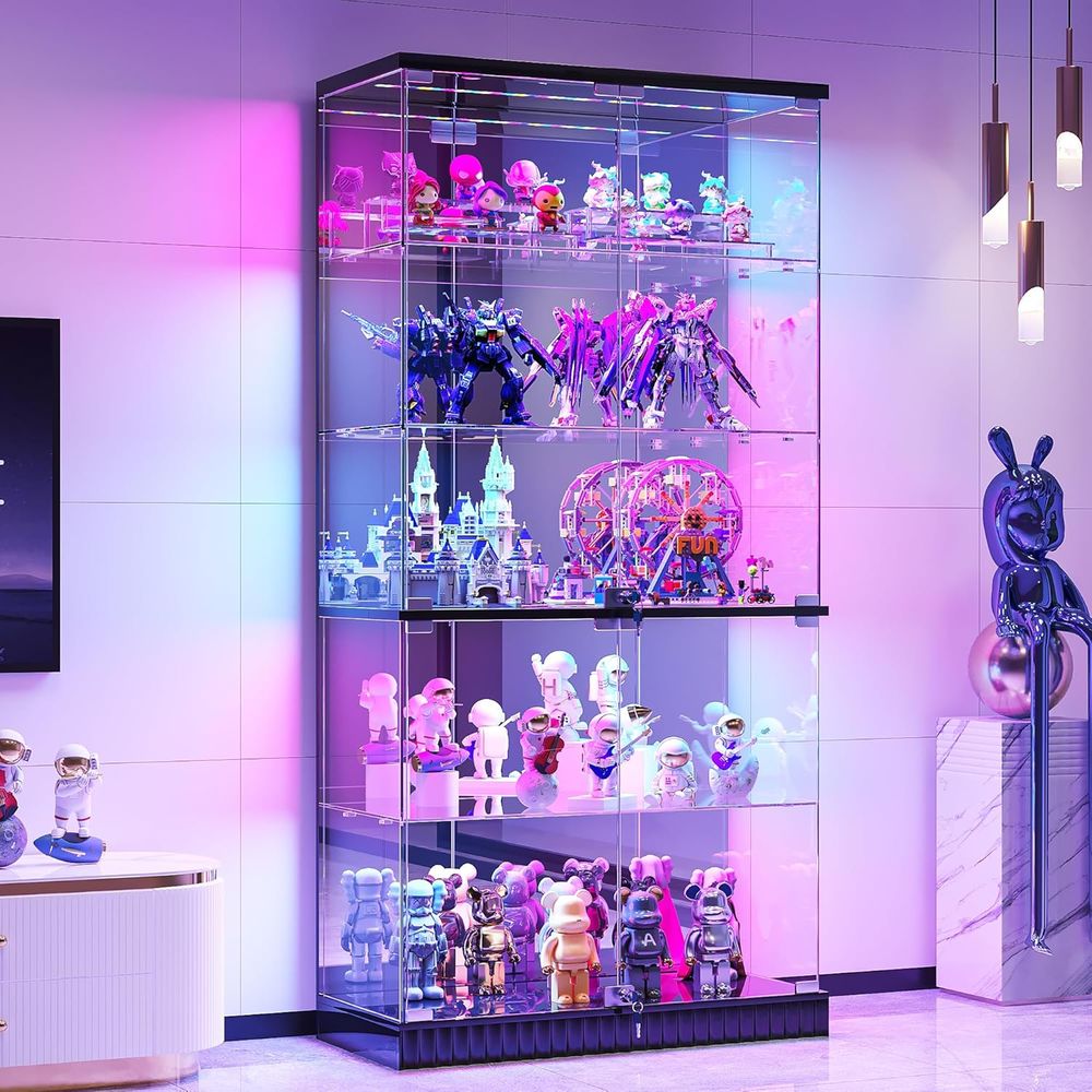 LED-Illuminated 5-Tier Lockabl - Collectible & Vintage Dolls For Halloween incelemesi ve fiyatı