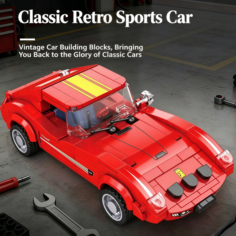 Classic red vintage sports car - Vintage Collectible Toy Cars incelemesi ve fiyatı