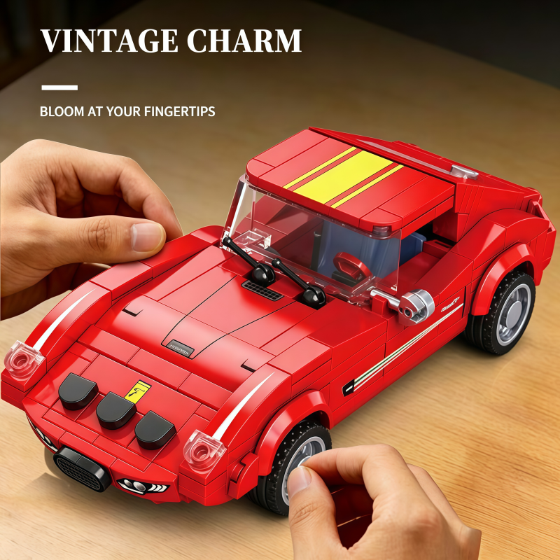 Classic red vintage sports car - Vintage Collectible Toy Cars incelemesi ve fiyatı