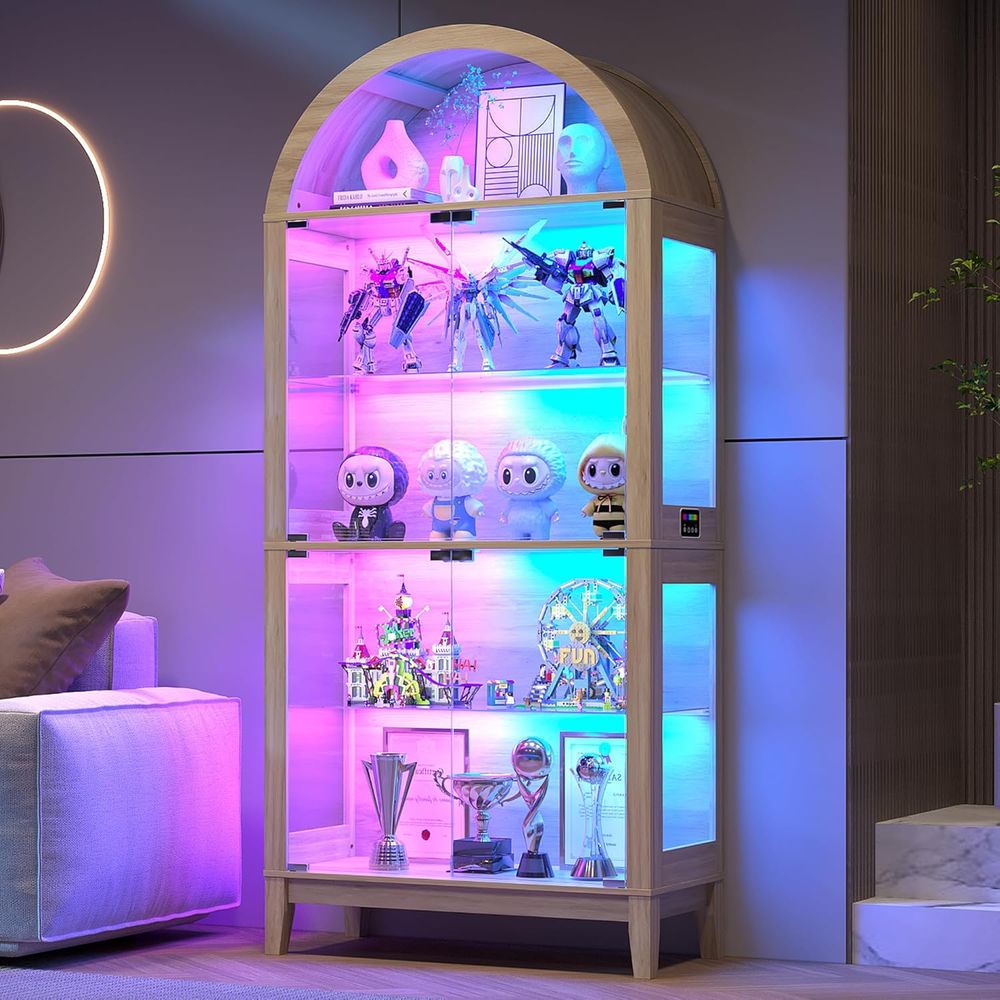 Illuminated Arched Display Cab - Collectible & Vintage Dolls For Halloween incelemesi ve fiyatı