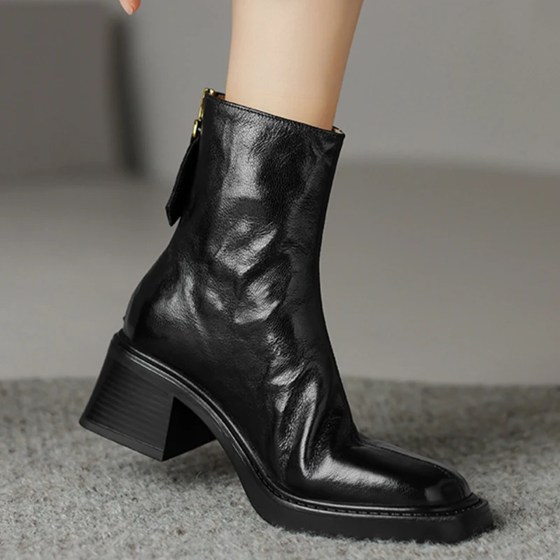 Autumn Vintage Thick Heel Wome - Vintage Zipper incelemesi ve fiyatı