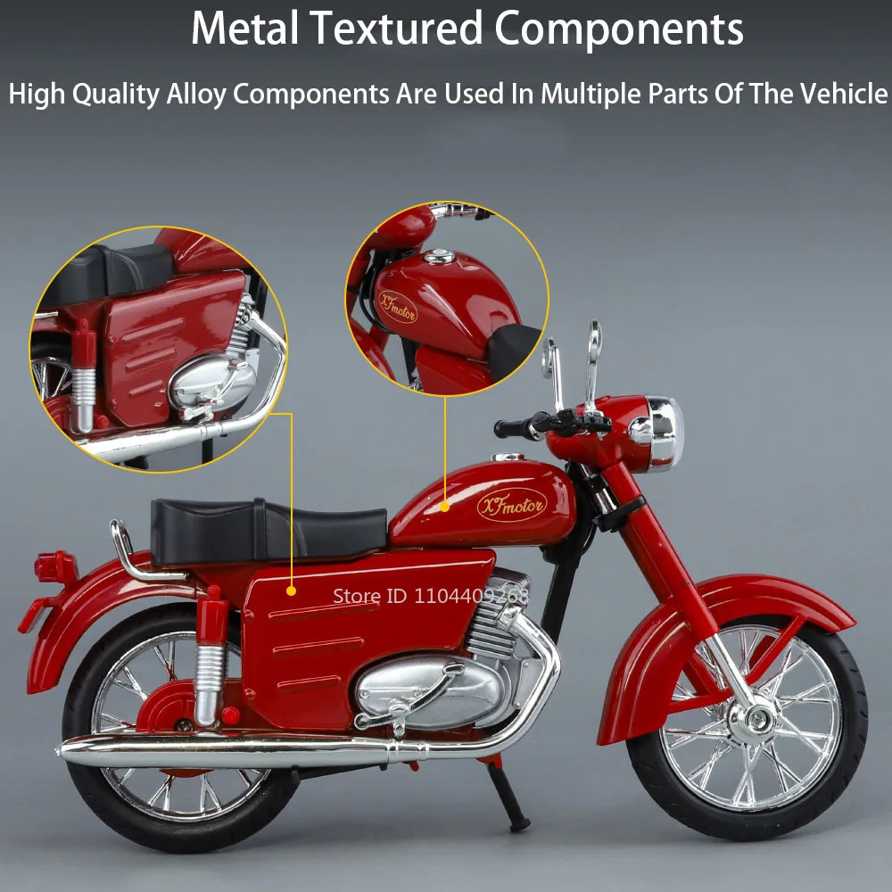 1:10 Scale XF250 Motorcycle Mo - Vintage Collectible Toy Cars incelemesi ve fiyatı