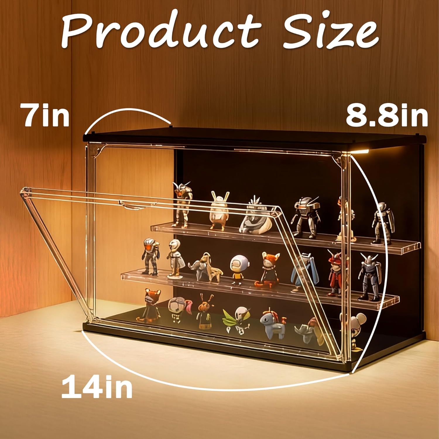 3-Tier Stackable LED Display C - Collectible & Vintage Dolls For Halloween incelemesi ve fiyatı