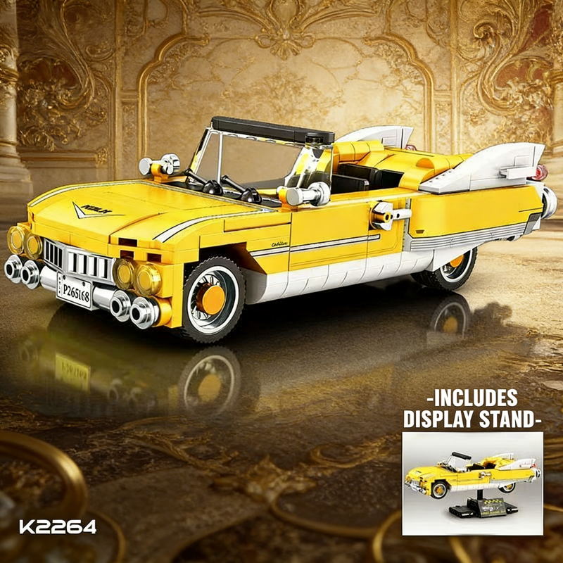 Yellow Vintage Convertible Car - Vintage Collectible Toy Cars incelemesi ve fiyatı