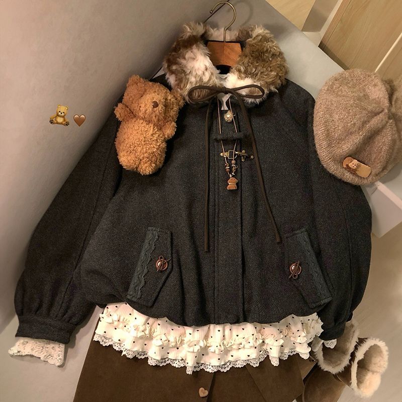 American Vintage Faux Fur Wool - Vintage Zip Hoodie incelemesi ve fiyatı