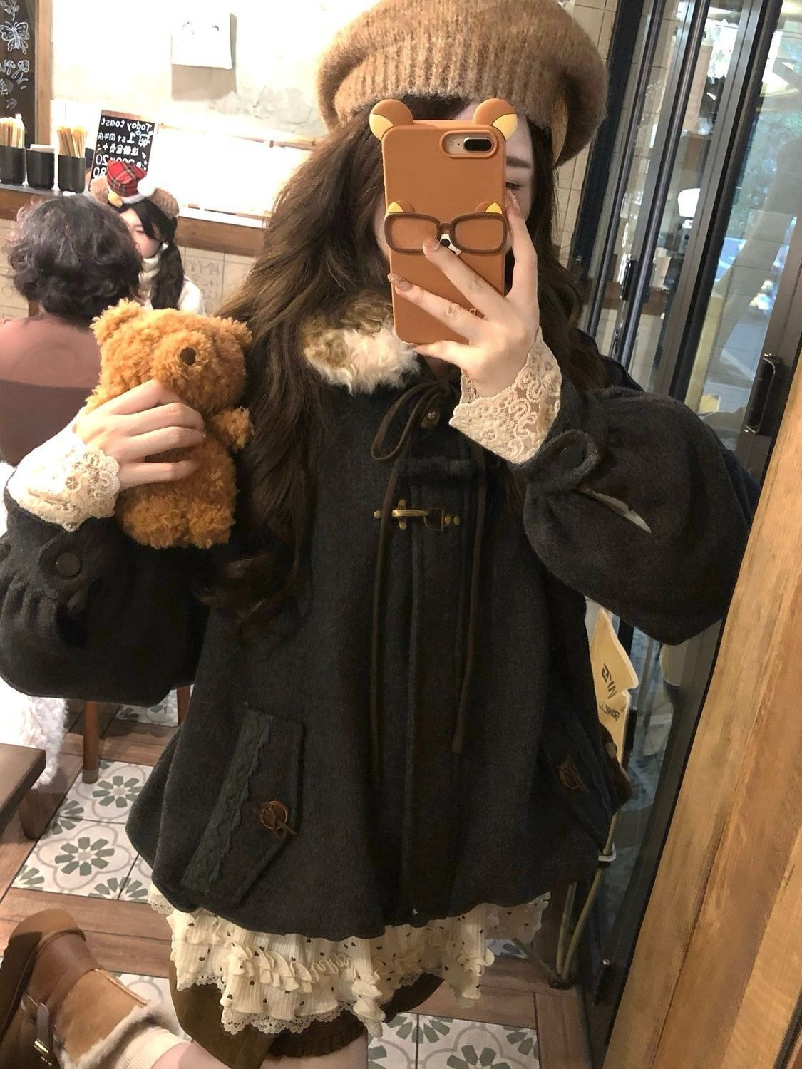 American Vintage Faux Fur Wool - Vintage Zip Hoodie incelemesi ve fiyatı