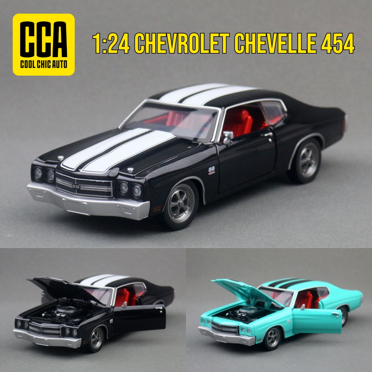 1/24 Chevrolet Chevelle 454 19 - Vintage Collectible Toy Cars incelemesi ve fiyatı